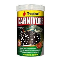 Tropical Carnivore Etçil Balıklar için Pellet Balık Yemi 1000 Ml 600 Gr