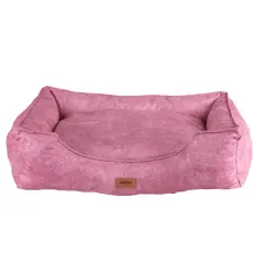Lepus Soft Kedi ve Köpek Yatağı Pembe Small 54x43x14 Cm
