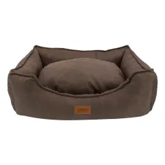 Lepus Soft Kedi ve Köpek Yatağı Kahverengi Small 54x43x14 Cm
