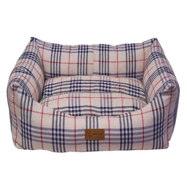 Dubex Danish Yatak Krem Kareli Medium 62x44x22h cm