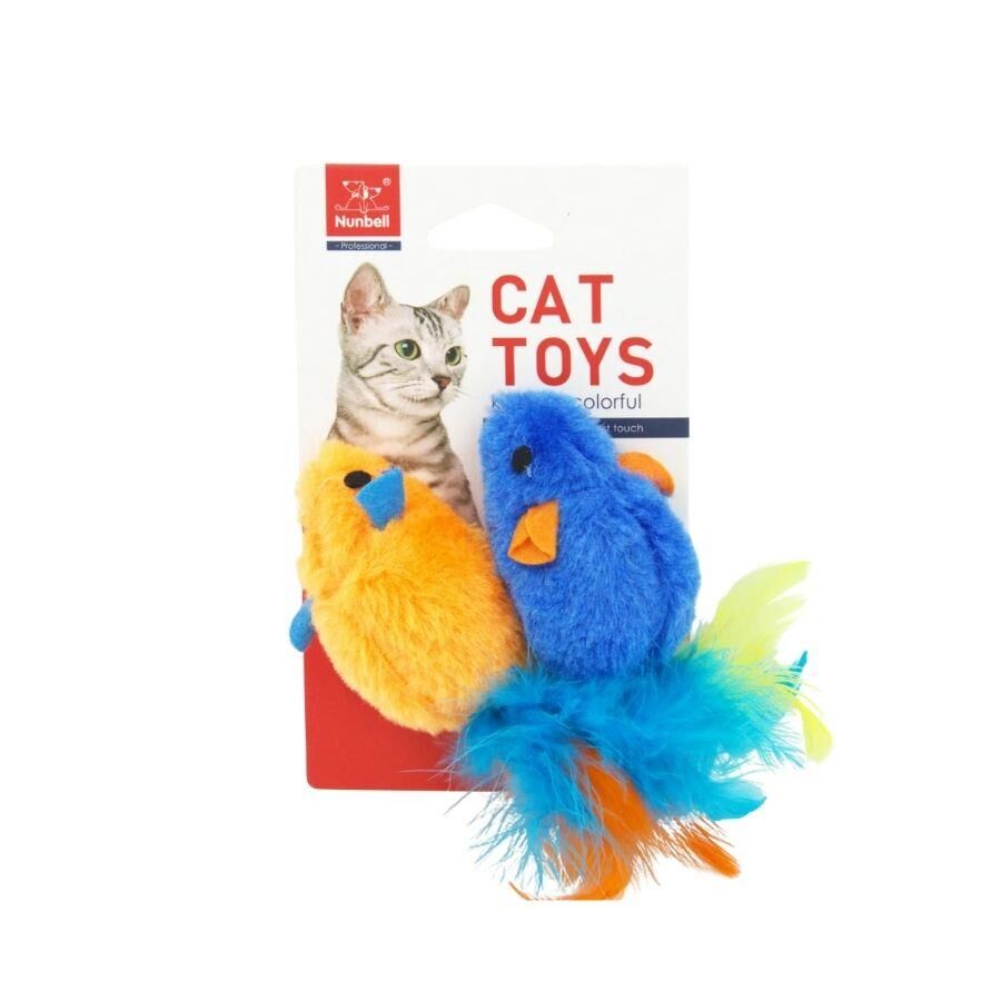 Nunbell Tüylü Fare Kedi Oyuncağı 2'li