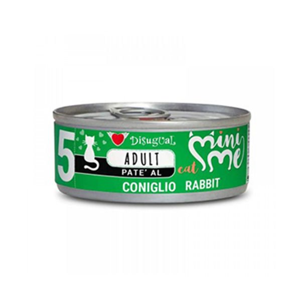 Disugual Mini Me 5 Tavşan Etli Pate Yetişkin Konserve Kedi Maması 85 Gr