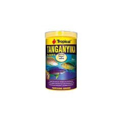 Tropical Tanganyika Flakes Tanganyika Cichlid Balıkları için Pul Balık Yemi 250 Ml 50 Gr