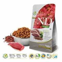 N&D Quinoa Ördekli ve Brokolili Kısırlaştırılmış Kedi Maması 1.5 Kg