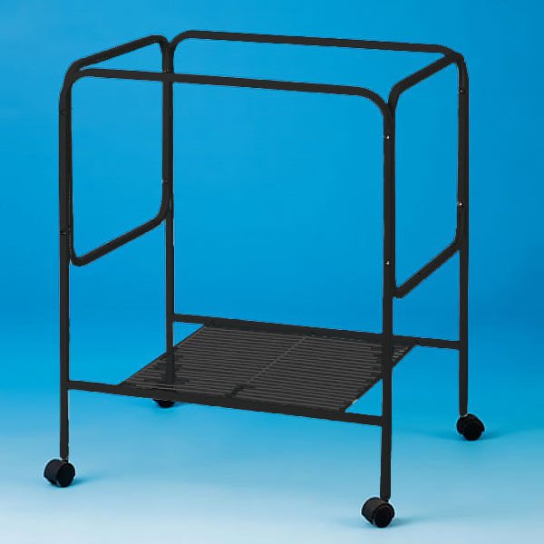 Qh Pet Cage 19xx Serisi Kuş Kafesi Sehpası Siyah 64x54x76 Cm