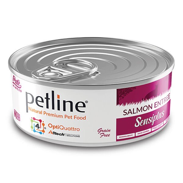Petline Natural Somonlu Pate Kısırlaştırılmış Konserve Kedi Maması 80 Gr