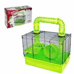 Pawise Happy Time Hamster Kafesi Yeşil 39x24x44 Cm