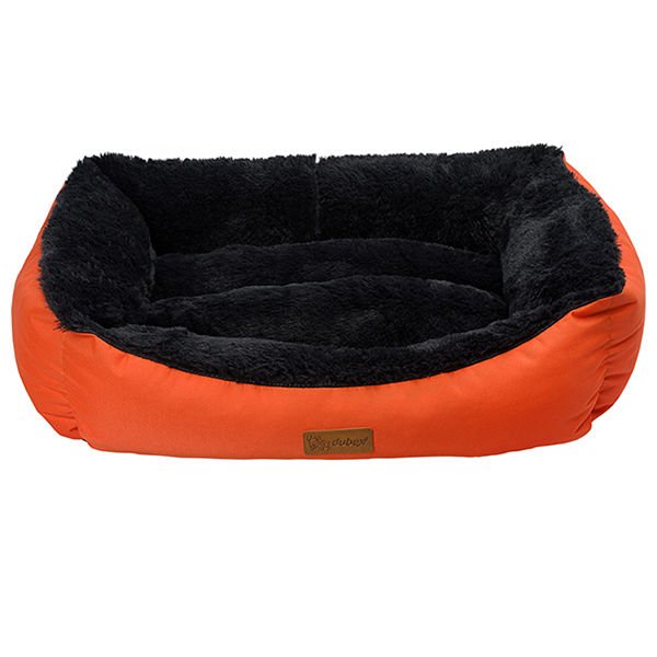 Dubex Jellybean Dikdörtgen Yatak Antrasit/Turuncu Small 38x50x19 Cm