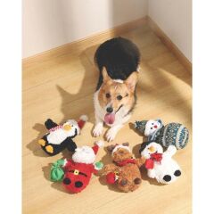 M-Pets Christmas Holly Peluş Köpek Oyuncağı 20 cm