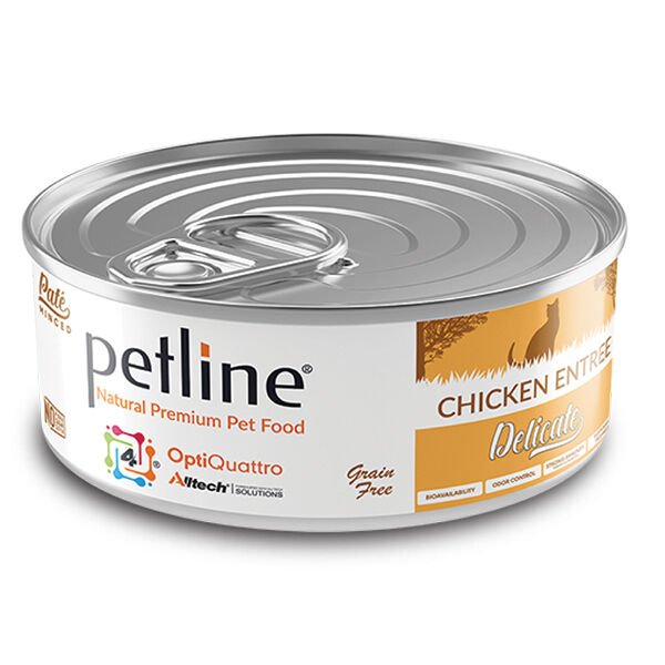 Petline Natural Delicate Tavuklu Pate Hassas Yetişkin Konserve Kedi Maması 80 Gr
