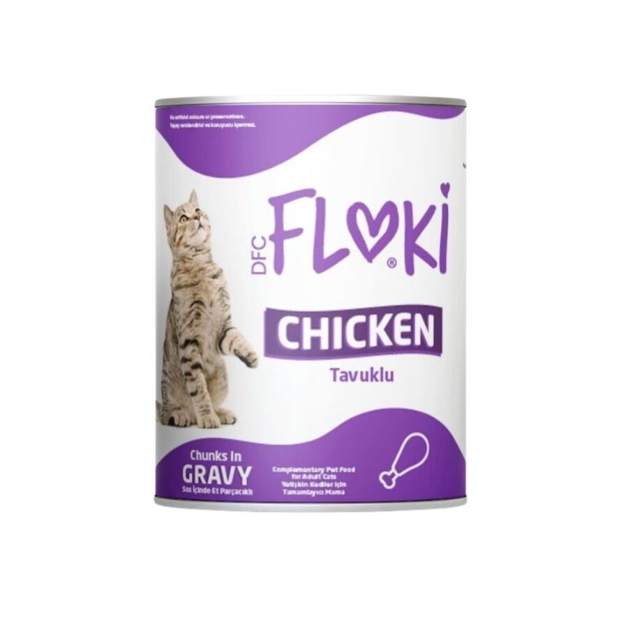 Floki Tavuklu Yetişkin Kedi Konservesi 400 gr