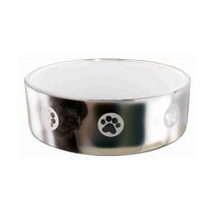 Trixie Pati Desenli Seramik Köpek Mama ve Su Kabı 1.5 Lt 19 Cm
