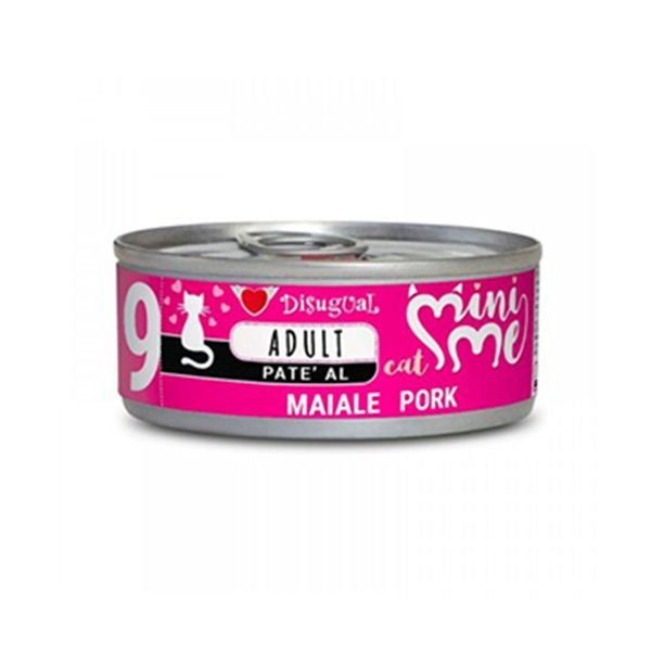 Disugual Mini Me 9 Domuz Etli Pate Yetişkin Konserve Kedi Maması 85 Gr