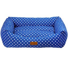 Dubex Makaron Dikdörtgen Köpek Yatağı Mavi Medium 44x62x22 Cm