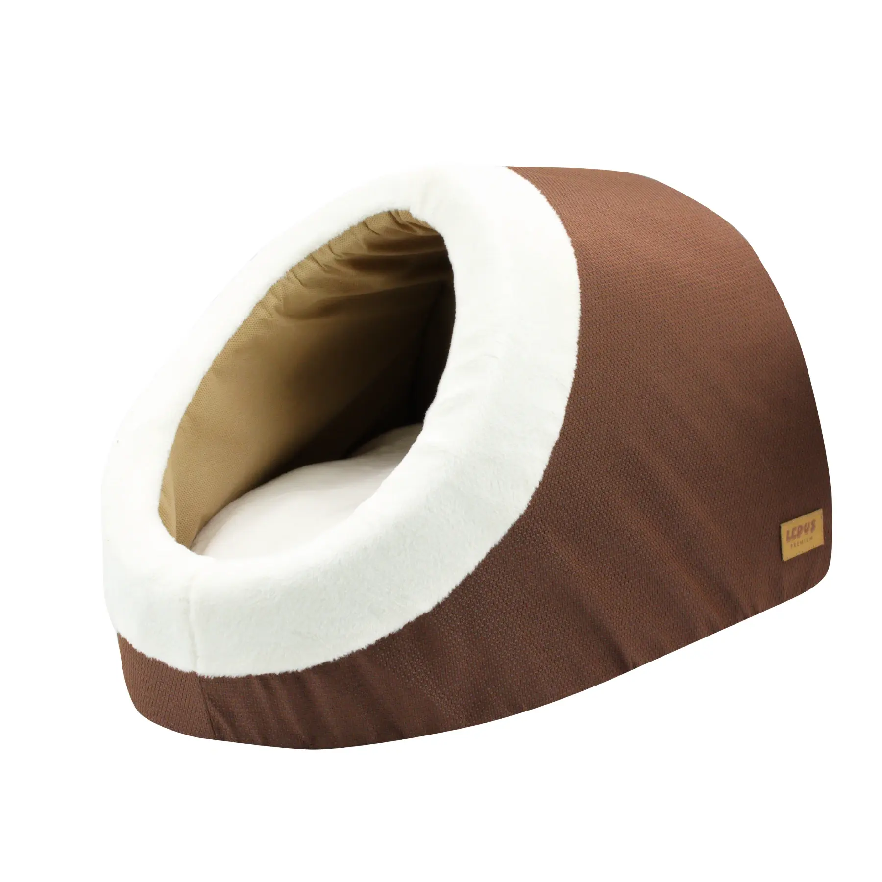 Lepus Mia Alaska Kedi ve Köpek Yatağı Kahverengi 40x50x30 Cm