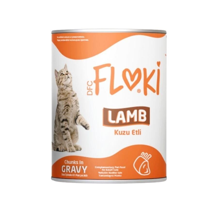 Floki Kuzulu Yetişkin Kedi Konservesi 400 gr