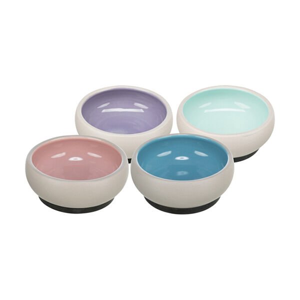 Trixie Kauçuk Kaymaz Tabanlı Seramik Köpek Mama ve Su Kabı 0.6 Lt 14 Cm