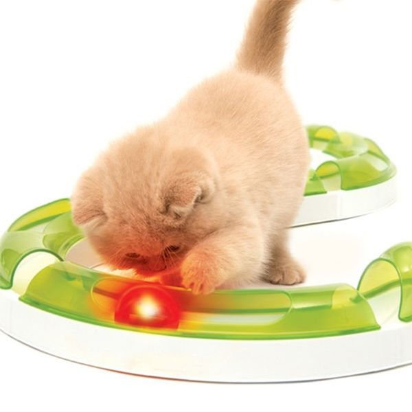 Catit Senses Fıreball Işıklı Oyun Topu Kırmızı