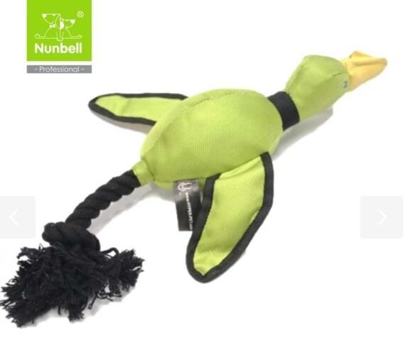 Nunbell  Dayanıklı Kumaştan Ördek Köpek Oyuncağı 35 cm