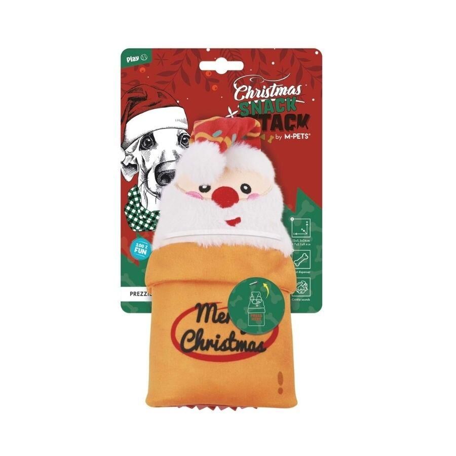 M-Pets Christmas Prezzie Ödül Hazneli Peluş Köpek Oyuncağı