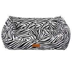 Dubex Makaron Dikdörtgen Köpek Yatağı Kırmızı/Siyah Xlarge 70x95x22 Cm