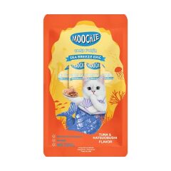 Moochie Ton Balıklı ve Katsuobushi Sıvı Kedi Ödülü 15 Gr 5 Adet