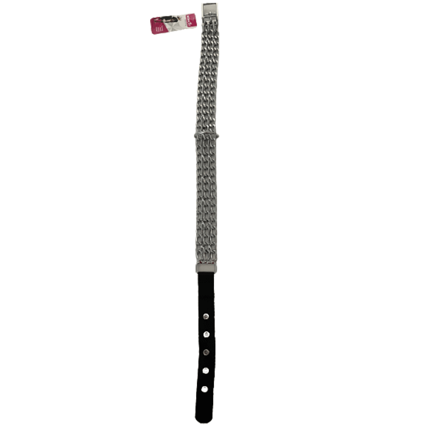 Royalist 3 Adet Zincir Köpek Boyun Tasması Siyah 2.5 Mm 58 Cm