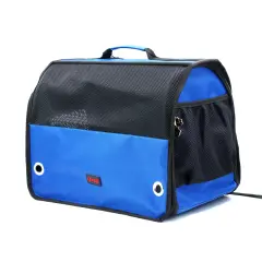 Lepus Cool Kedi ve Küçük Irk Köpek Taşıma Sırt Çantası Mavi 32x26x43 Cm