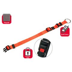Karlie Kilitli Köpek Boyun Tasması Small Turuncu 20 Mm 30-50 Cm