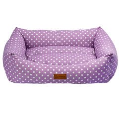 Dubex Makaron Dikdörtgen Köpek Yatağı Mor Large 60x78x22 Cm