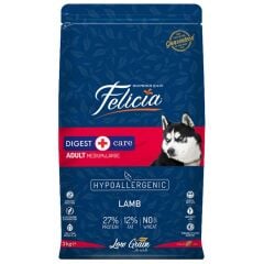 Felicia Kuzulu Pirinçli Yetişkin Düşük Tahıllı Hipoalerjenik Köpek Maması 3 kg
