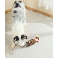 M-Pets Christmas Elf Ödül Hazneli Peluş Köpek Oyuncağı