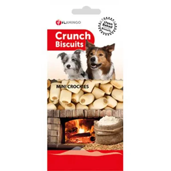 Flamingo Crunch Mini Cookies Köpek Ödül Bisküvisi 1 Adet 500 Gr