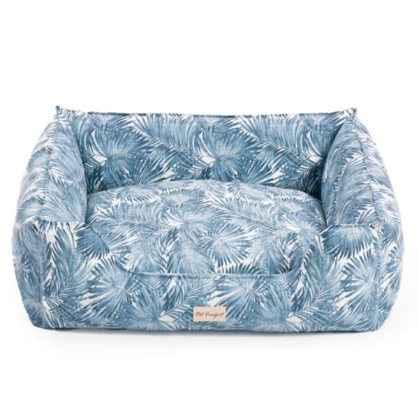 Pet Comfort Alpha Merta Köpek Yatağı Beyaz/Mavi Medium 65x80 Cm