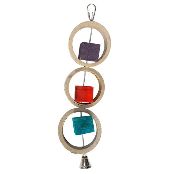 Eastland Kare Halka Çan Kuş Oyuncağı 32x16 Cm