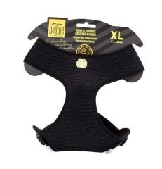 Doggie Havalı Dokuma Küçük Irk Köpek Göğüs Tasması Xlarge Siyah 2x50-65 Cm
