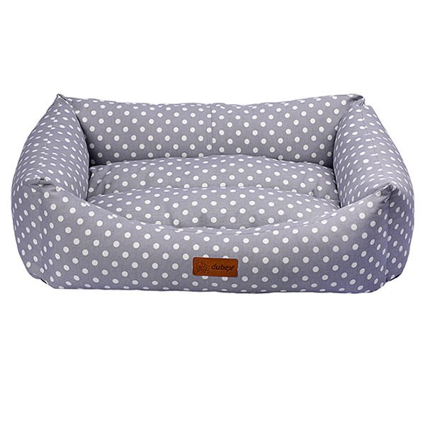 Dubex Makaron Dikdörtgen Köpek Yatağı Gri Xlarge 70x95x22 Cm