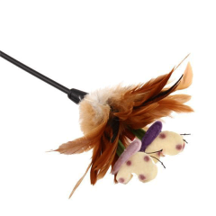 Gigwi Feather Teaser Doğal Tüylü Kedi Olta Oyuncağı 60 Cm