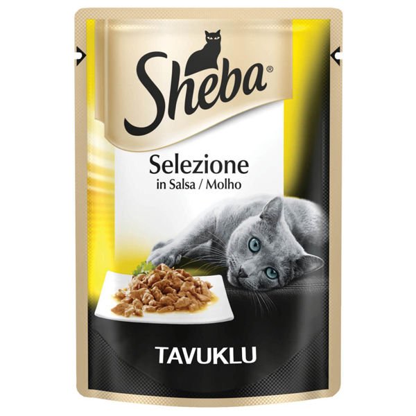 Sheba Select Slices Soslu Tavuklu Yetişkin Konserve Kedi Maması 1 Adet 85 Gr