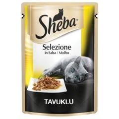 Sheba Select Slices Soslu Tavuklu Yetişkin Konserve Kedi Maması 1 Adet 85 Gr