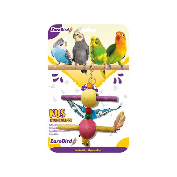 Euro Bird Dal Salıncak Kuş Oyuncağı Renkli