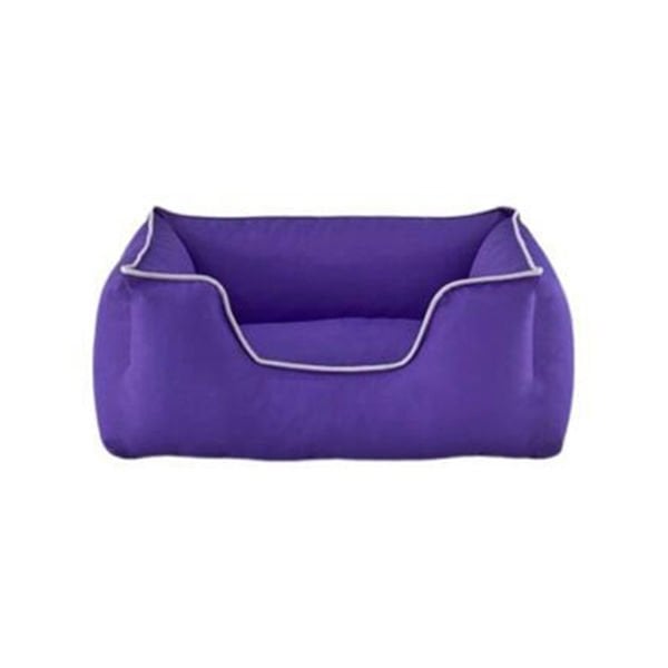 Pet Comfort Alpha Outdoor Biye Kedi ve Köpek Yatağı Beyaz/Mor Small 60x50 Cm