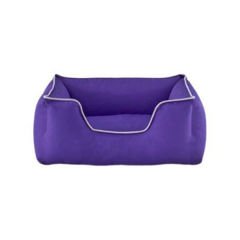 Pet Comfort Alpha Outdoor Biye Kedi ve Köpek Yatağı Beyaz/Mor Small 60x50 Cm