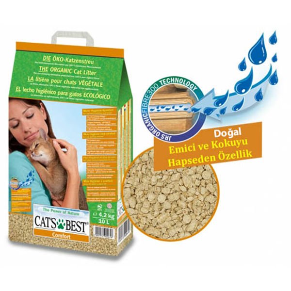 Jrs Cats Best Comfort Organik Kedi Kumu 10 Lt 4.3 Kg