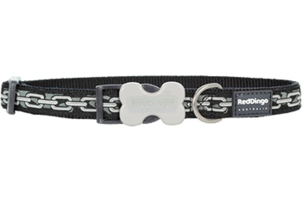Red Dingo Zincir Desenli Köpek Boyun Tasması 25mm