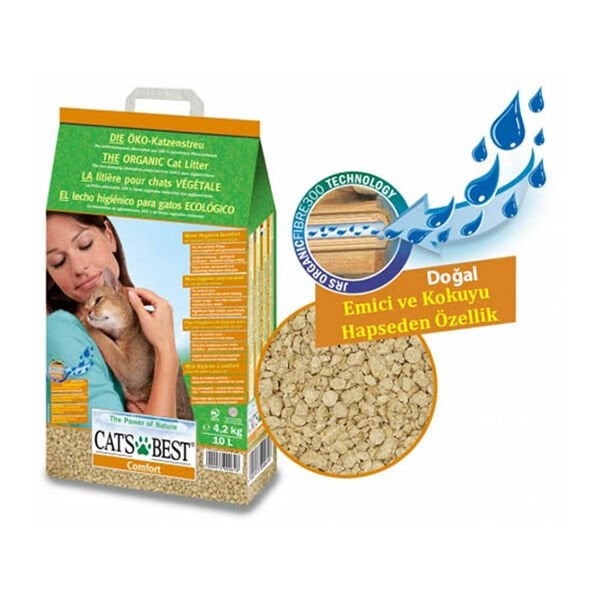 Jrs Cats Best Comfort Kedi Kumu 10 Lt