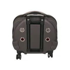 Lepus Wheel Bag Tekerlekli Kedi ve Köpek Taşıma Çantası Siyah 42x44x23 Cm