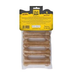 Delibon Deri Press Köpek Kemik Ödülü Naturel Small 12 Cm 4 Adet