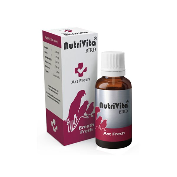 NutriVita Bird Fresh For Ast - Kuş Astımı İçin Premiks 30 Ml