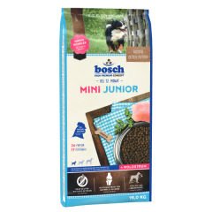 Bosch Mini Junior Tahılsız Kümes Hayvanlı Küçük Irk Yavru Köpek Maması 15 Kg